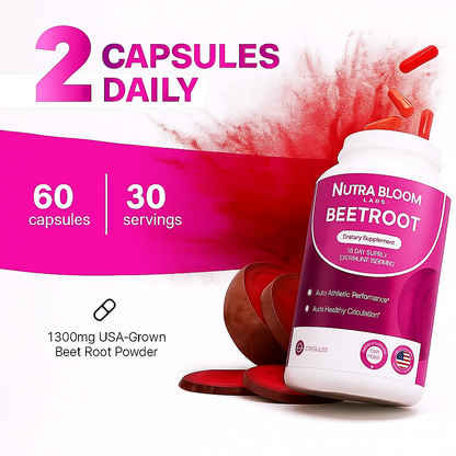 NutraBloomLabs™ Organic Beetroot Capsules